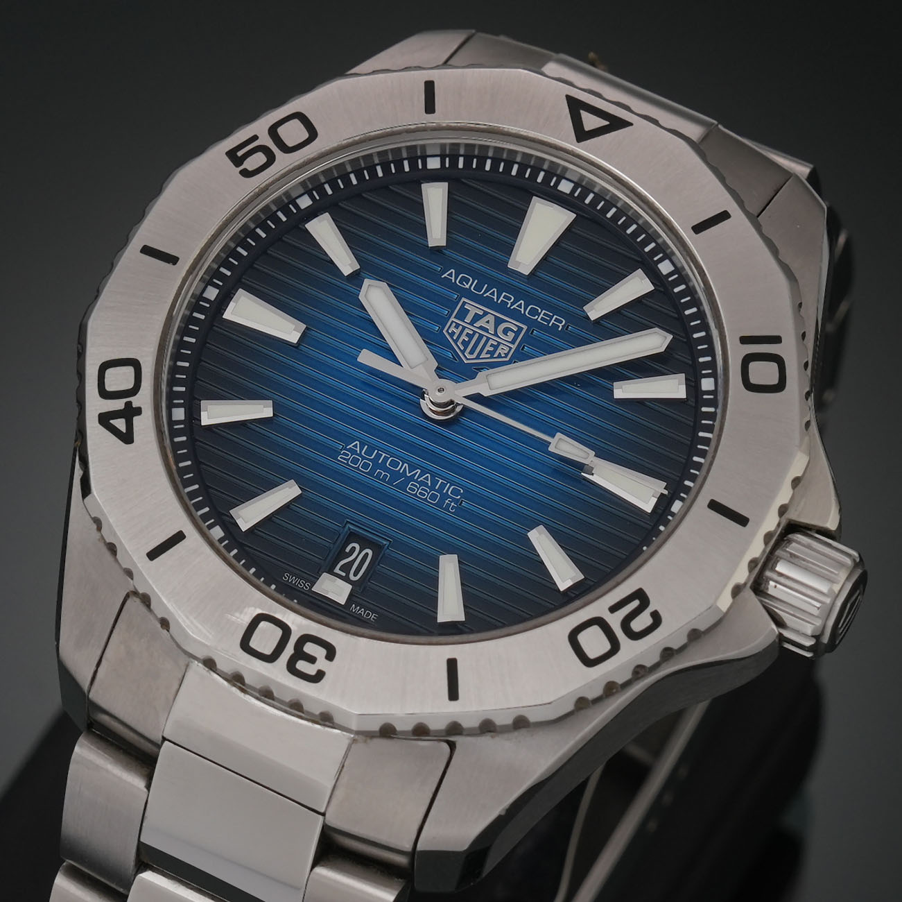 TAG HEUER(USED)태그호이어 WBP2111 아쿠아레이서 프로페셔널 200 데이트